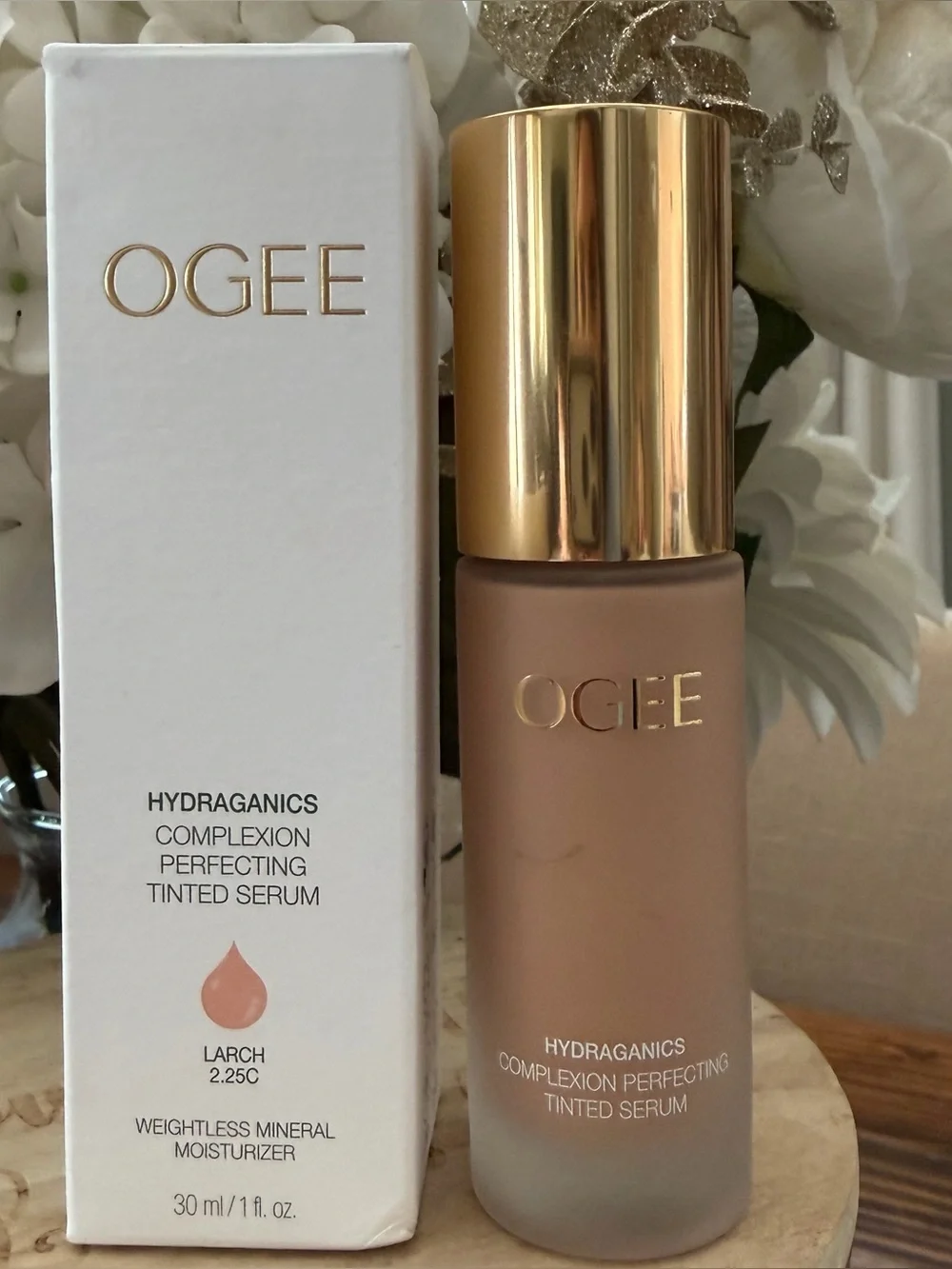 Ogee Hydraganics Complexion Perfecting Tinted Serum Larch 2.25C 30 ml / 1 fl oz